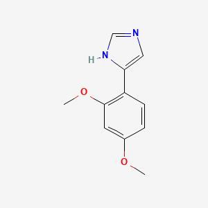 molecular formula C11H12N2O2 B2719350 4-(2,4-DIMETHOXYPHENYL)-1H-IMIDAZOLE CAS No. 117311-23-6