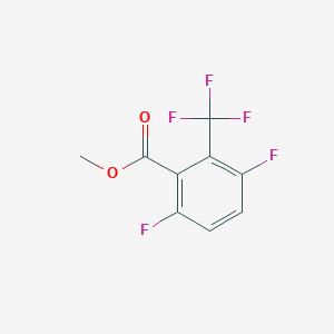 molecular formula C9H5F5O2 B2719360 Methyl 3,6-difluoro-2-(trifluoromethyl)benzoate CAS No. 2366994-08-1