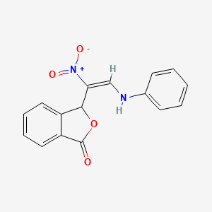 3-(2-anilino-1-nitrovinyl)-2-benzofuran-1(3H)-one