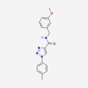 N-(3-methoxybenzyl)-1-(4-methylphenyl)-1H-1,2,3-triazole-4-carboxamide