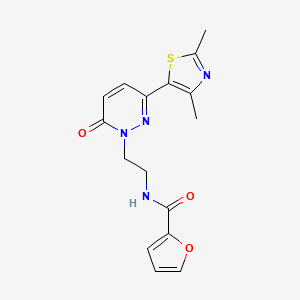 N-(2-(3-(2,4-dimethylthiazol-5-yl)-6-oxopyridazin-1(6H)-yl)ethyl)furan-2-carboxamide