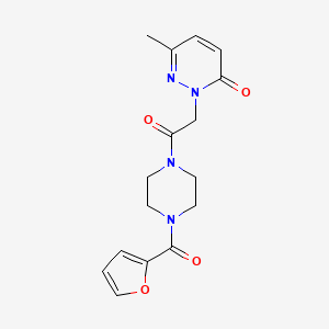 2-(2-(4-(furan-2-carbonyl)piperazin-1-yl)-2-oxoethyl)-6-methylpyridazin-3(2H)-one