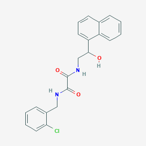 N1-(2-chlorobenzyl)-N2-(2-hydroxy-2-(naphthalen-1-yl)ethyl)oxalamide
