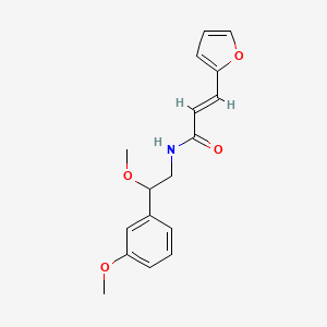 (E)-3-(furan-2-yl)-N-(2-methoxy-2-(3-methoxyphenyl)ethyl)acrylamide