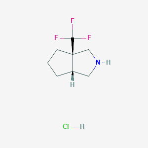 (3aR,6aR)-3a-(trifluoromethyl)-octahydrocyclopenta[c]pyrrole hydrochloride