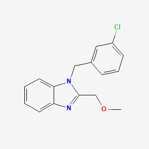 1-(3-chlorobenzyl)-2-(methoxymethyl)-1H-benzo[d]imidazole
