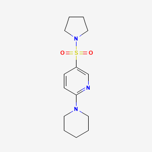 2-Piperidin-1-yl-5-(pyrrolidin-1-ylsulfonyl)pyridine