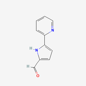 5-(pyridin-2-yl)-1H-pyrrole-2-carbaldehyde