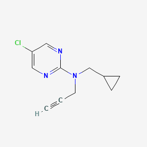 5-Chloro-N-(cyclopropylmethyl)-N-prop-2-ynylpyrimidin-2-amine