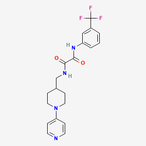 N1-((1-(pyridin-4-yl)piperidin-4-yl)methyl)-N2-(3-(trifluoromethyl)phenyl)oxalamide