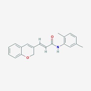 molecular formula C20H19NO2 B2719616 (2E)-3-(2H-chromen-3-yl)-N-(2,5-dimethylphenyl)prop-2-enamide CAS No. 887346-87-4