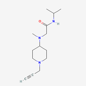 2-{methyl[1-(prop-2-yn-1-yl)piperidin-4-yl]amino}-N-(propan-2-yl)acetamide