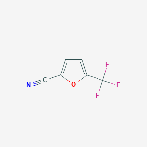 molecular formula C6H2F3NO B2719639 5-(Trifluoromethyl)furan-2-carbonitrile CAS No. 65865-27-2