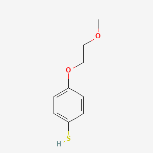 molecular formula C9H12O2S B2719641 4-(2-Methoxyethoxy)benzene-1-thiol CAS No. 86705-34-2
