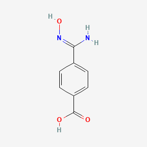 molecular formula C8H8N2O3 B2719653 4-[(Z)-amino(hydroxyimino)methyl]benzoic acid CAS No. 23610-05-1