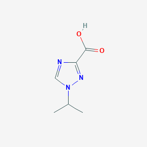 molecular formula C6H9N3O2 B2719683 1-Isopropyl-1H-1,2,4-triazole-3-carboxylic acid CAS No. 1425090-56-7