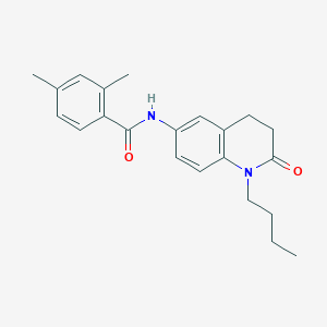 molecular formula C22H26N2O2 B2719687 N-(1-butyl-2-oxo-1,2,3,4-tetrahydroquinolin-6-yl)-2,4-dimethylbenzamide CAS No. 946372-08-3