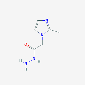 B2719702 2-(2-methyl-1H-imidazol-1-yl)acetohydrazide CAS No. 859154-19-1