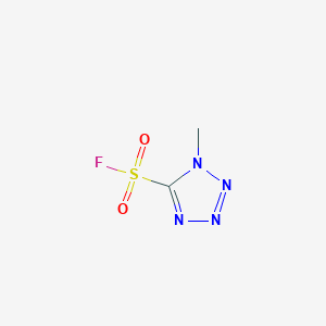 molecular formula C2H3FN4O2S B2719715 1-methyl-1H-1,2,3,4-tetrazole-5-sulfonyl fluoride CAS No. 2138246-06-5
