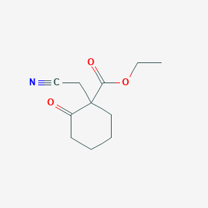 B2719735 Ethyl 1-(cyanomethyl)-2-oxocyclohexane-1-carboxylate CAS No. 42894-06-4