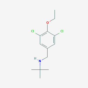 molecular formula C13H19Cl2NO B271975 N-(tert-butyl)-N-(3,5-dichloro-4-ethoxybenzyl)amine 