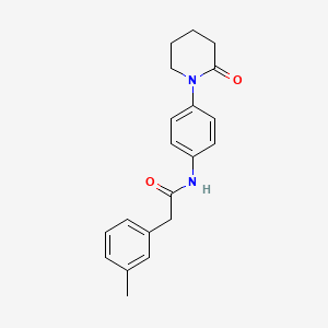 N-(4-(2-oxopiperidin-1-yl)phenyl)-2-(m-tolyl)acetamide