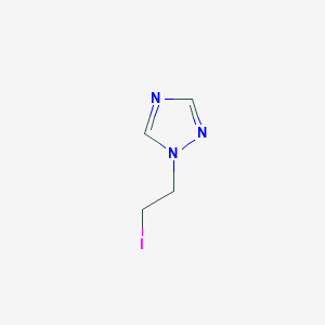 molecular formula C4H6IN3 B2719870 1-(2-Iodoethyl)-1,2,4-triazole CAS No. 1849315-03-2