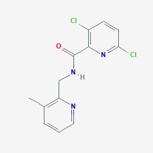 3,6-dichloro-N-[(3-methylpyridin-2-yl)methyl]pyridine-2-carboxamide