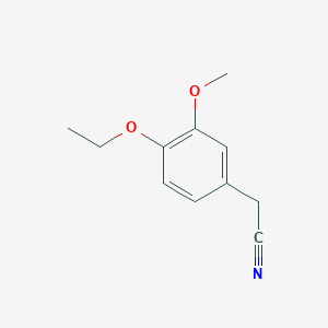 molecular formula C11H13NO2 B027199 4-Ethoxy-3-Methoxyphenylacetonitrile CAS No. 103796-52-7