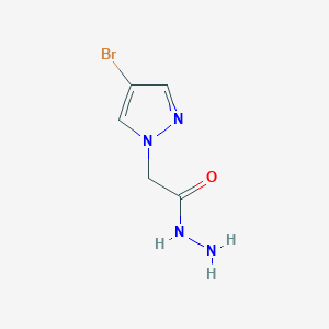 2-(4-bromo-1H-pyrazol-1-yl)acetohydrazide