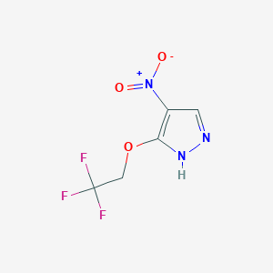 4-nitro-3-(2,2,2-trifluoroethoxy)-1H-pyrazole