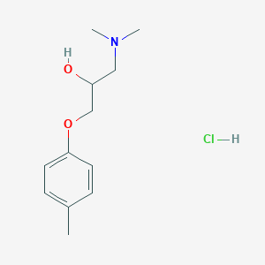 molecular formula C12H20ClNO2 B2719979 1-(Dimethylamino)-3-(p-tolyloxy)propan-2-ol hydrochloride CAS No. 1179370-91-2