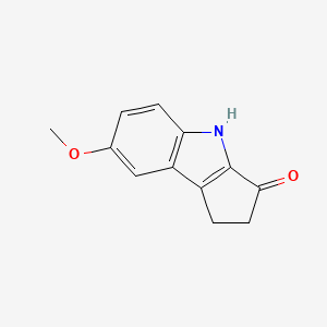 molecular formula C12H11NO2 B2719989 7-methoxy-1,2-dihydrocyclopenta[b]indol-3(4H)-one CAS No. 117311-14-5