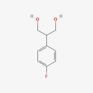 molecular formula C9H11FO2 B2720031 2-(4-Fluorophenyl)propane-1,3-diol CAS No. 204201-52-5