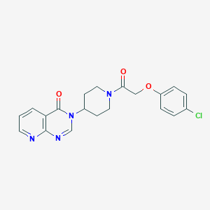3-(1-(2-(4-chlorophenoxy)acetyl)piperidin-4-yl)pyrido[2,3-d]pyrimidin-4(3H)-one