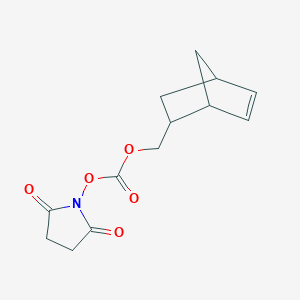 molecular formula C13H15NO5 B2720186 Norbornene-methyl-NHS 