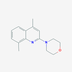 molecular formula C15H18N2O B2720218 4,8-Dimethyl-2-morpholinoquinoline CAS No. 34500-48-6