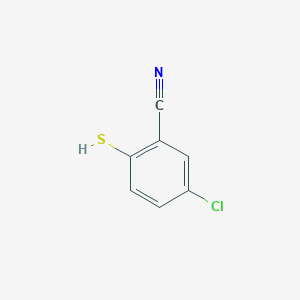 molecular formula C7H4ClNS B2720233 5-Chloro-2-sulfanylbenzonitrile CAS No. 38244-31-4