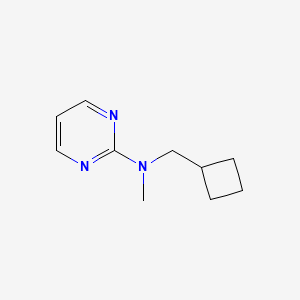 molecular formula C10H15N3 B2720368 N-(cyclobutylmethyl)-N-methylpyrimidin-2-amine CAS No. 1871964-36-1