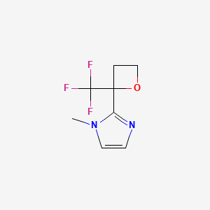 1-Methyl-2-(2-(trifluoromethyl)oxetan-2-yl)-1H-imidazole