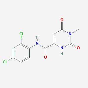 N-(2,4-dichlorophenyl)-6-hydroxy-1-methyl-2-oxo-1,2-dihydro-4-pyrimidinecarboxamide