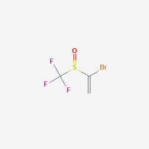 1-Bromo-1-((trifluoromethyl)sulfinyl)ethene