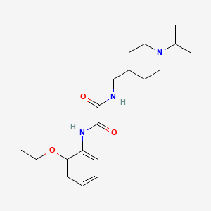 molecular formula C19H29N3O3 B2720528 N1-(2-ethoxyphenyl)-N2-((1-isopropylpiperidin-4-yl)methyl)oxalamide CAS No. 946382-90-7