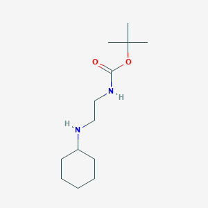 molecular formula C13H26N2O2 B2720543 tert-butyl N-[2-(cyclohexylamino)ethyl]carbamate CAS No. 773899-06-2