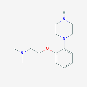 molecular formula C14H23N3O B2720652 Dimethyl({2-[2-(piperazin-1-yl)phenoxy]ethyl})amine CAS No. 444606-74-0