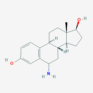 molecular formula C18H25NO2 B027207 6-Aminoestradiol CAS No. 104975-49-7