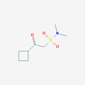 molecular formula C8H15NO3S B2720723 2-Cyclobutyl-N,N-dimethyl-2-oxoethanesulfonamide CAS No. 2295921-93-4