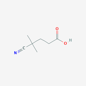 molecular formula C7H11NO2 B2720730 4-Cyano-4-methylpentanoic acid CAS No. 27579-05-1