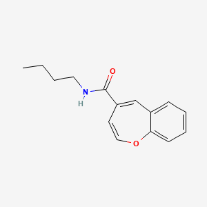 molecular formula C15H17NO2 B2720738 N-butyl-1-benzoxepine-4-carboxamide CAS No. 950380-07-1