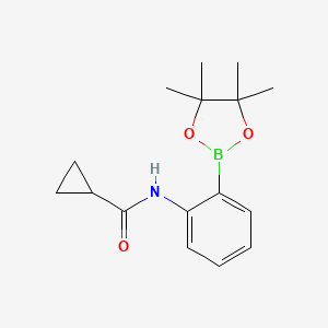 N-[2-(tetramethyl-1,3,2-dioxaborolan-2-yl)phenyl]cyclopropanecarboxamide